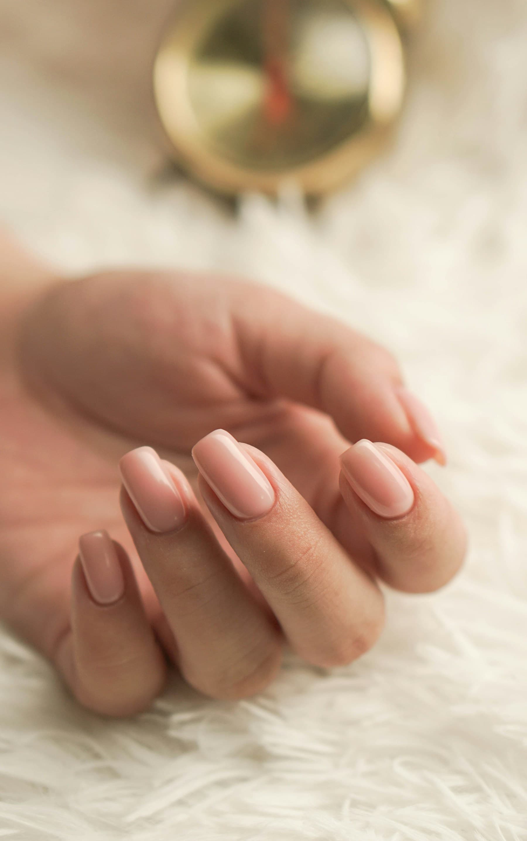 Manicured nails